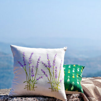 Calyz Lavender Flower Cushion